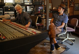 Bill Barnett and Steve Perry at Gung Ho Studios