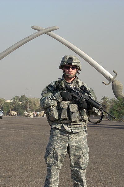 Joe Snyder in the Army