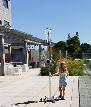 Bixby wwalking with IV