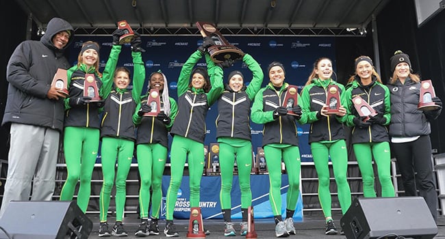 Ducks finish third in 2018 NCAA women's cross country championships