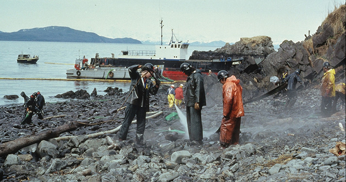 Beach cleanup in Alaska