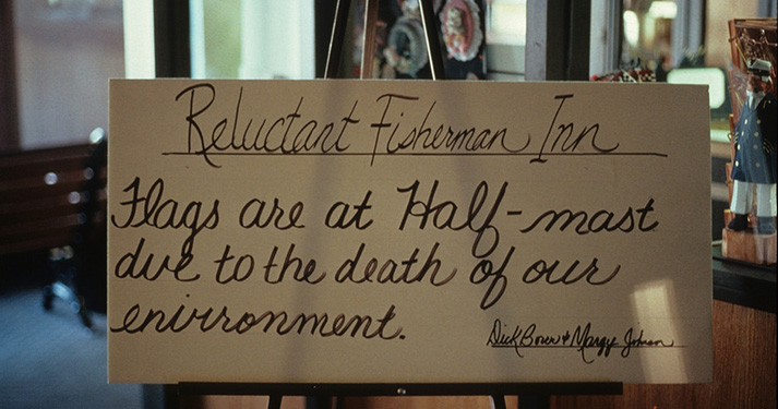 Reluctant Fisherman sign