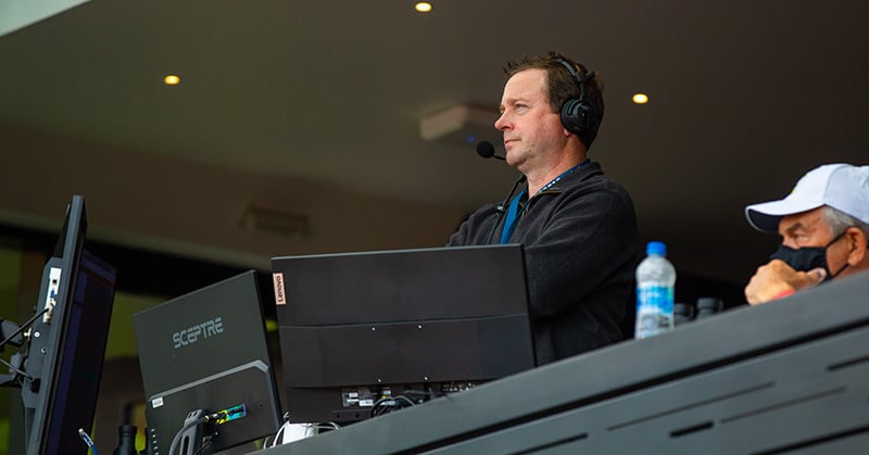 Paul Swangard at Hayward Field