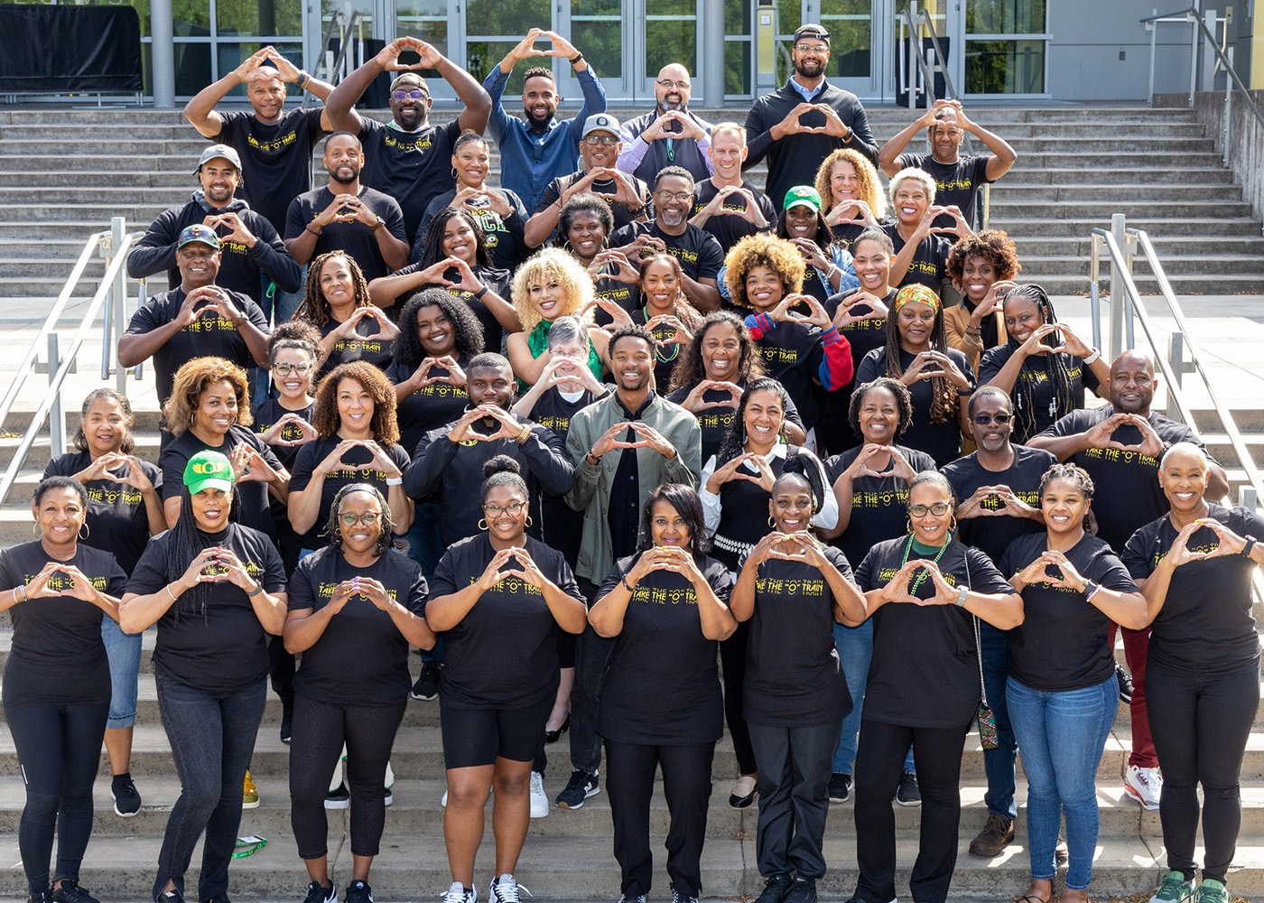 The group photo from the UO Black Alumni Reunion 2022