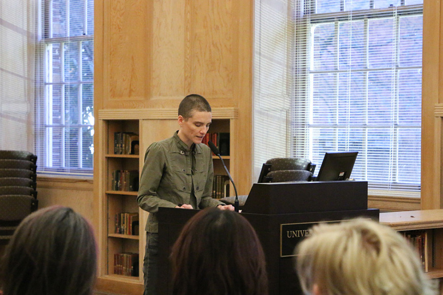 Morgan Thomas speaking