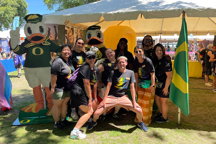 UO Pride Network at Portland Pride 2023