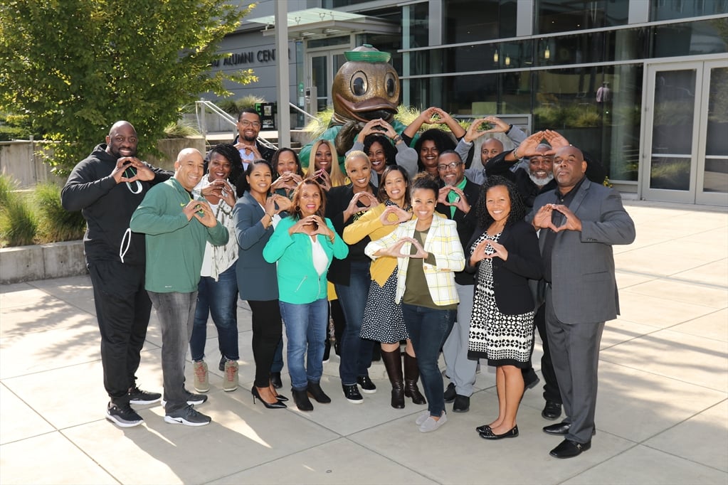 Group of University of Oregon Black Alumni Network members