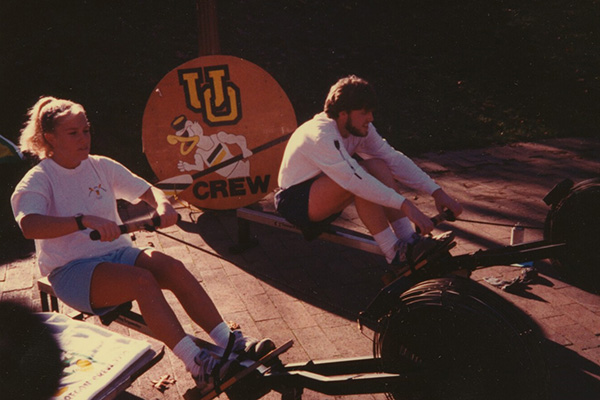 UO crew's first ergs