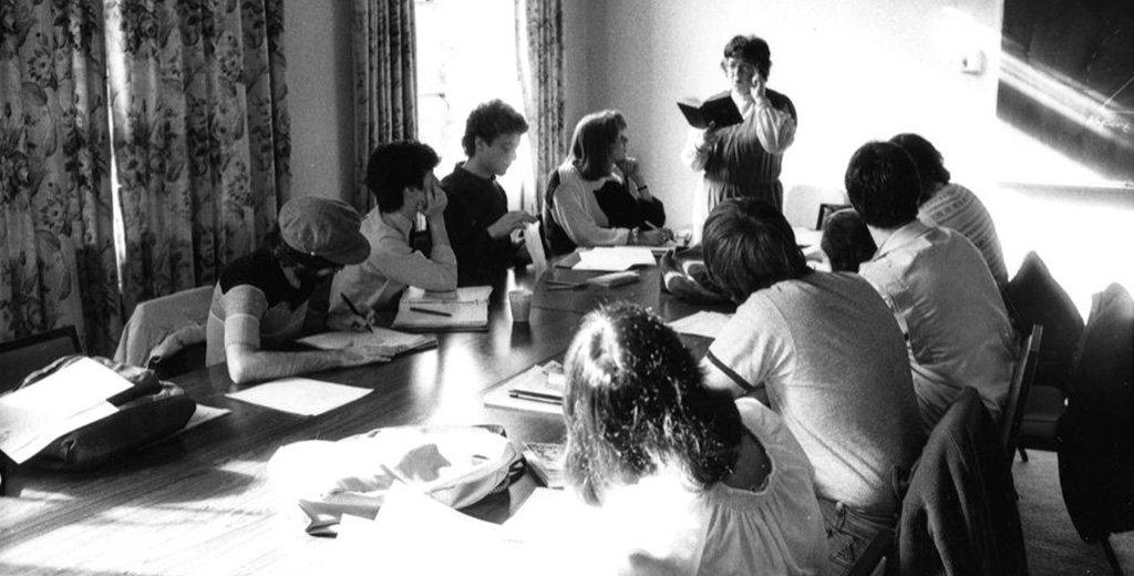 A group of CHC students in a seminar