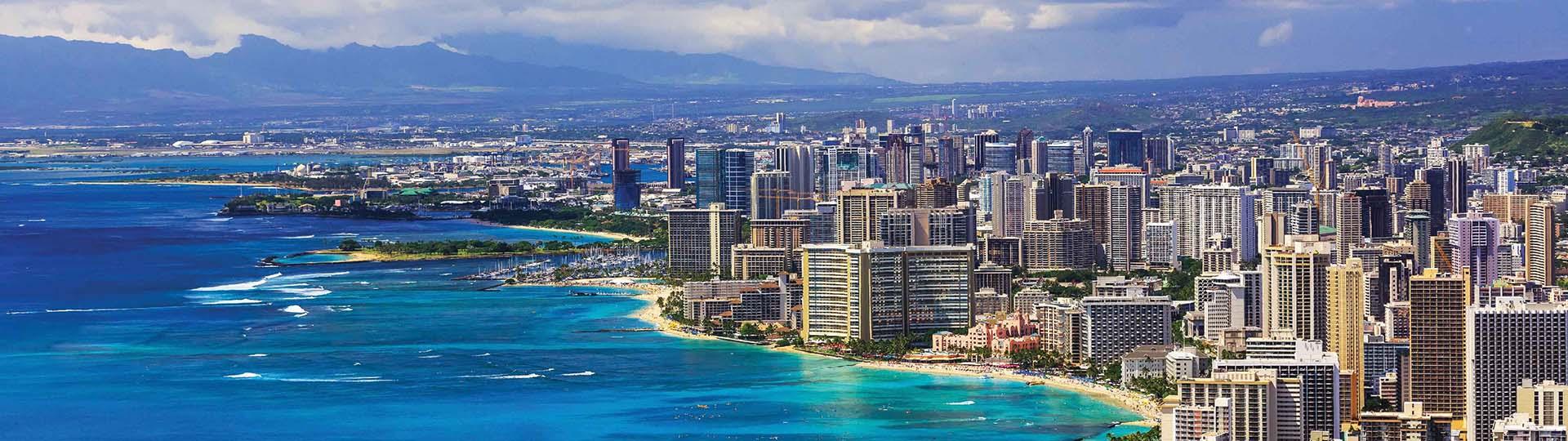 City skyline of Honolulu, Hawaii
