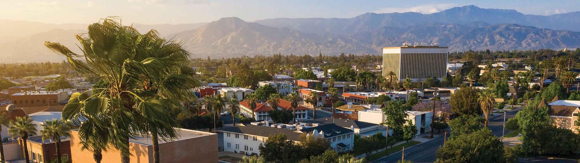 Skyline of the Southern California Inland Empire