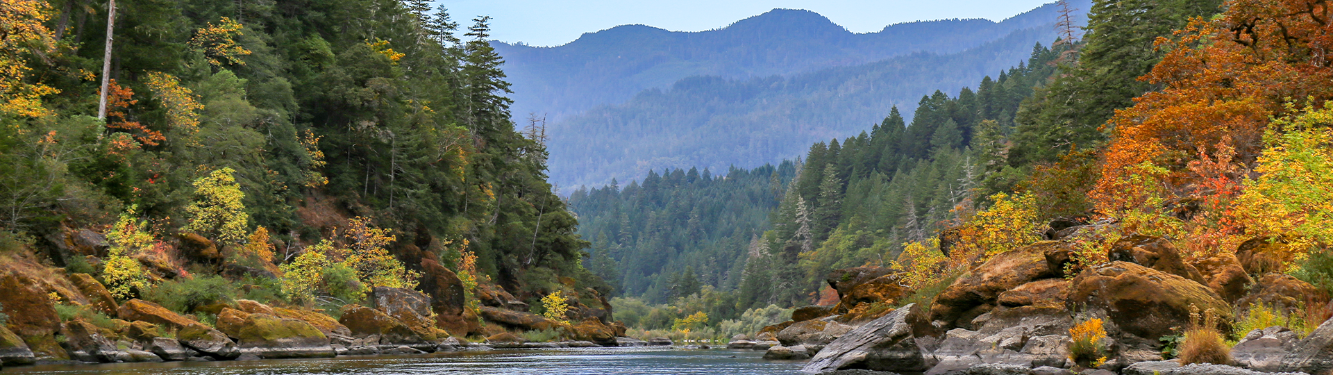 River in Southern Oregon in the fall
