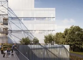 Artist rendering of future UO campus