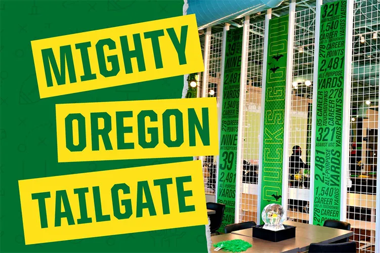Mighty Oregon Tailgate at the Big Ten Championship