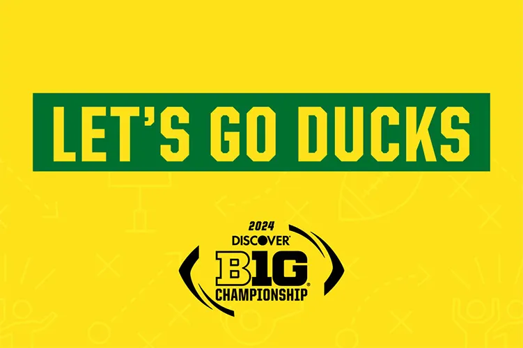 Oregon Ducks at the Big Ten Championship