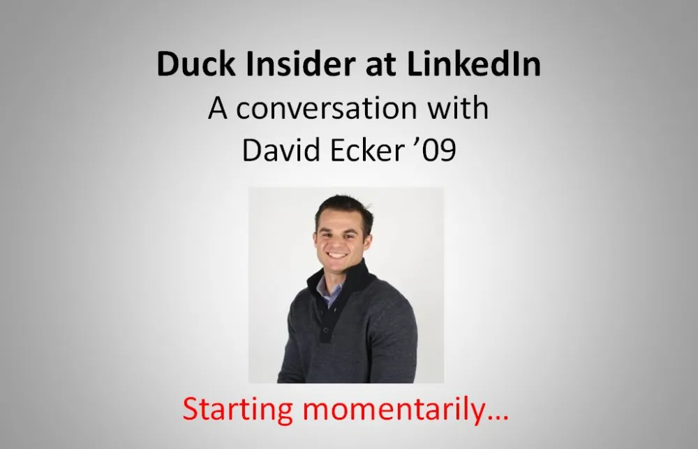 Speaker David Ecker