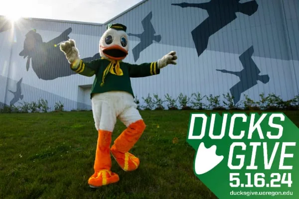 The Duck walking down grass hill, Ducks Give 5.16.24