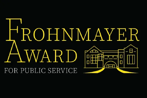 Frohnmayer Award For Public Service