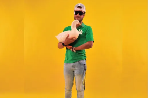 Student Jeremy Jackson and Quacktavious