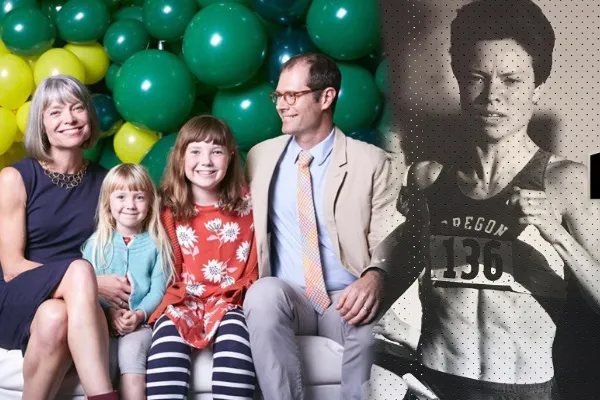 Kaarin Knudson with her family