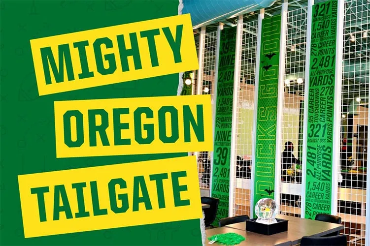 Mighty Oregon Tailgate at the National Championship