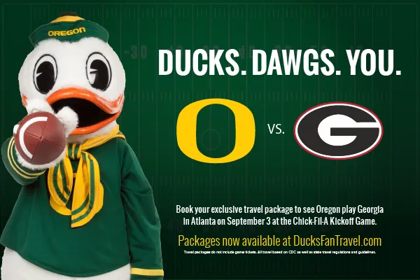 Oregon at Georgia Fan Travel Package