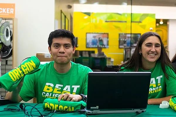 Volunteers at event