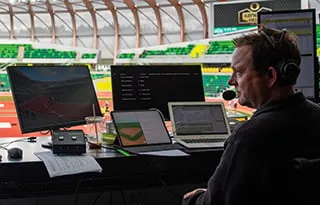 Paul Swangard at Hayward Field
