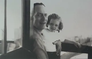 Clarice Wilsey and her father