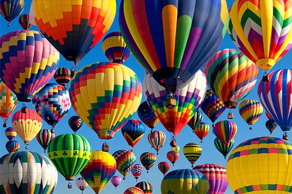 Balloon Fiesta in Albeuquerque, New Mexico,