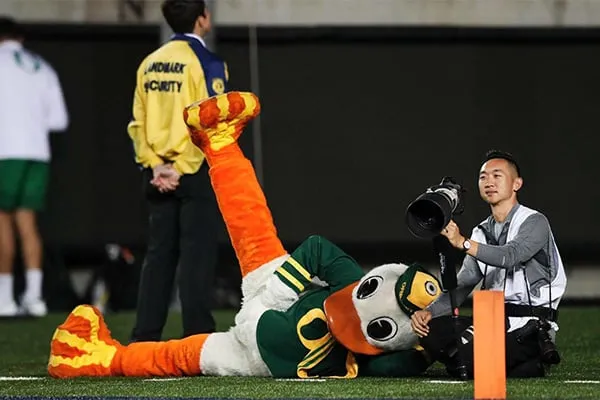 An eye for sports photography