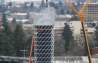 Hayward Field tower