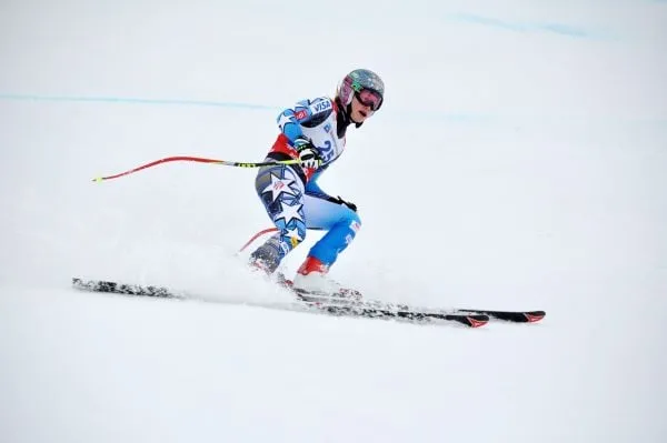 Love for skiing and winter sports translates seamlessly into art for Olympian