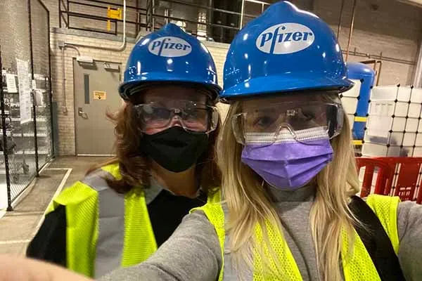 Jerica Pitts working at Pfizer