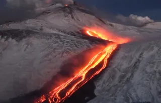 Volcanic eruption