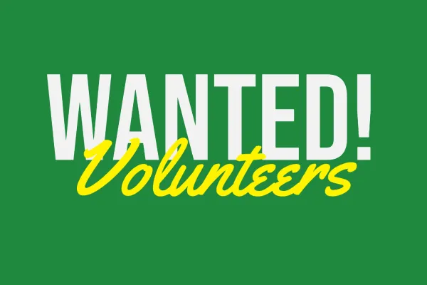 UOBAN volunteers needed