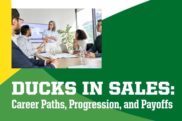 Ducks in Sales event graphic