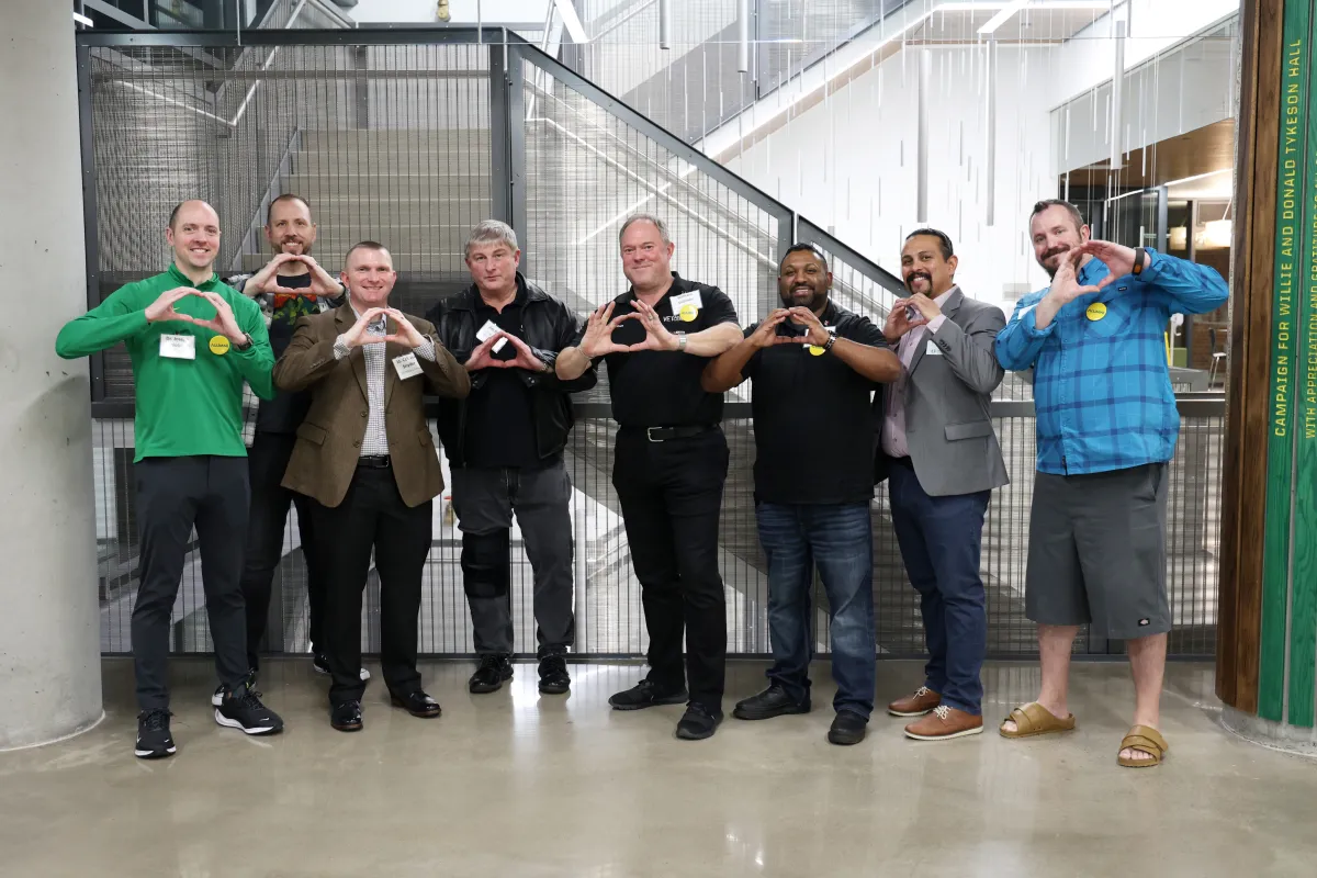 Members of the University of Oregon Veterans Network