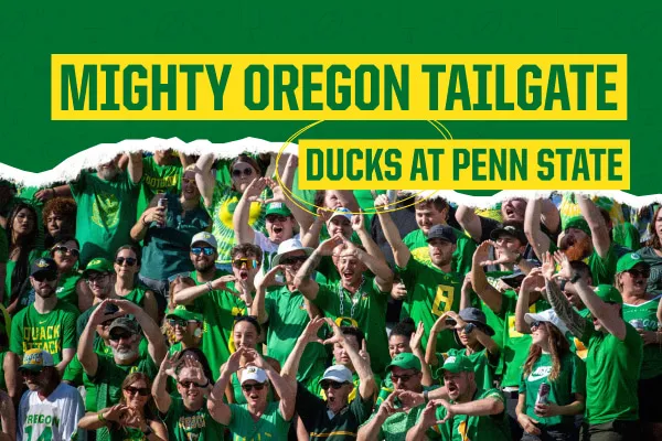 Mighty Oregon Tailgate Ducks at Penn State