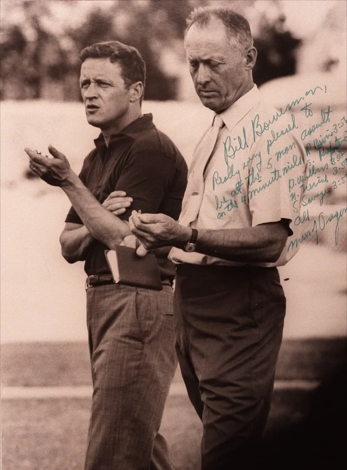 Bill Dellinger coached under Bill Bowerman, before taking the helm as head cross-country coach in 1968 and as head track coach in 1973